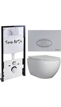 Комплект TONI ARTI TA-01 + Baglio с сиденьем с микролифтом, с клавишей Freto TA-0050 АКЦИЯ